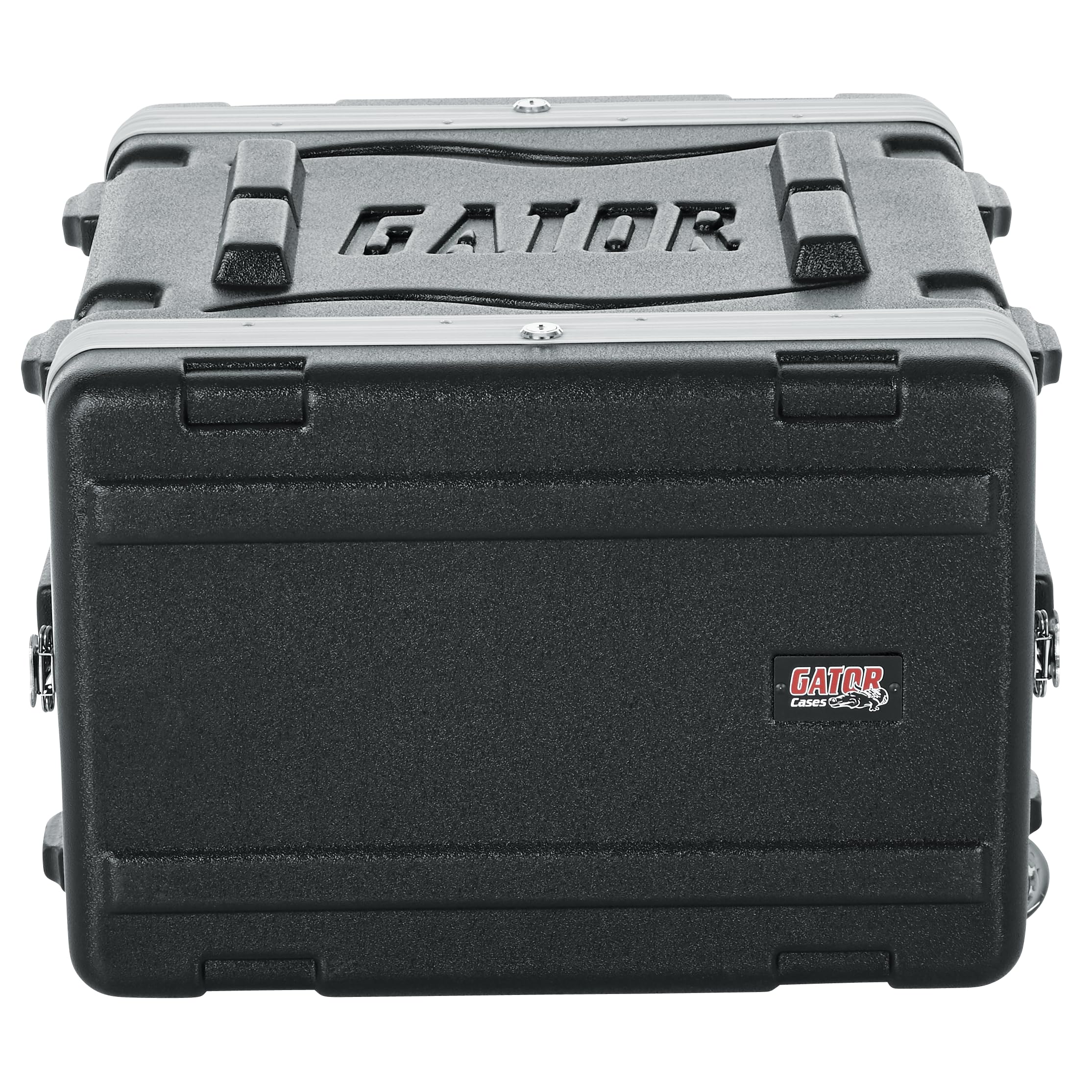 Gator CASES ‑ Custodia da 6U Rack con Ruote Retrattili e Binari Anteriori/Posteriori, Polietilene (GRR‑6L 6U)