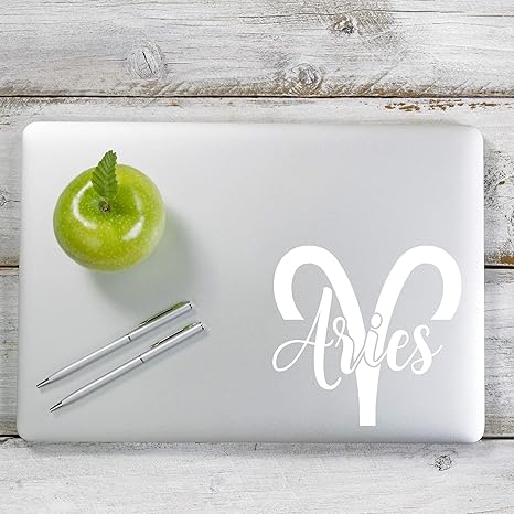 Yoonek Graphics Aries Decal Sticker for Car Window, Laptop and More. # 1161 (6