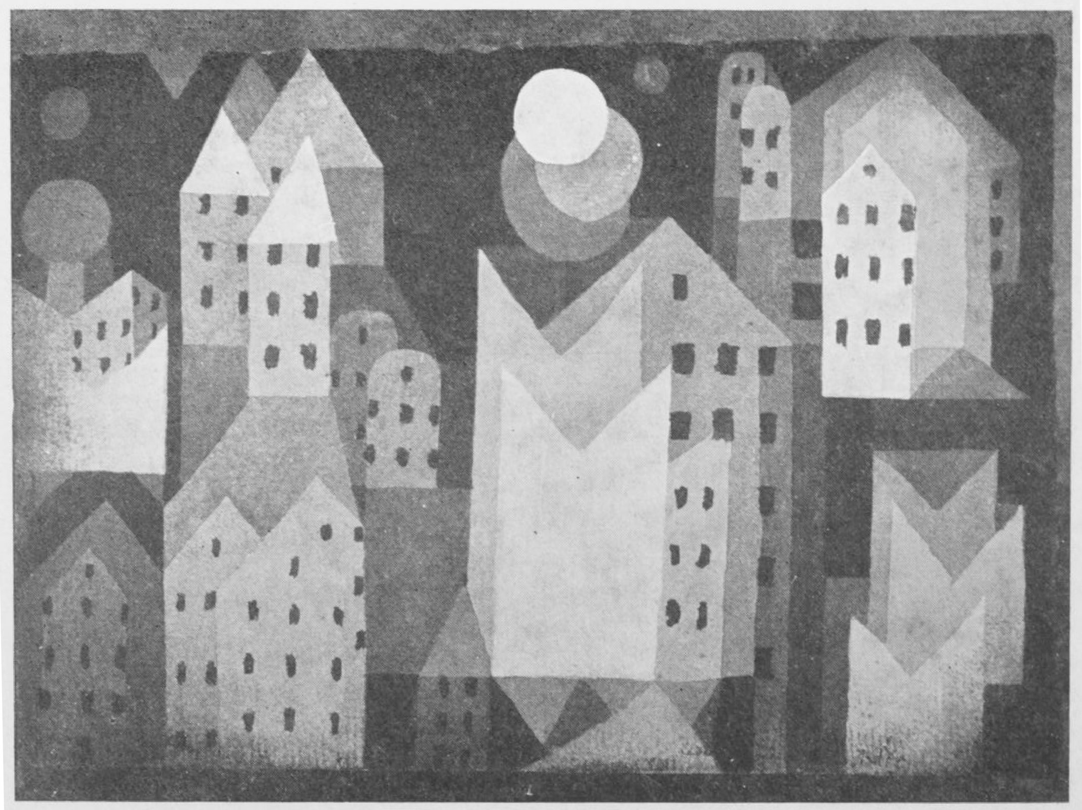 Cuadro René Crevel - Paul Klee 10 mediano mate con marco negro elegante
