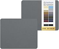 Vista 1 de KING MOUNTAIN Canvas Repair Patch 9 x11 Inch 2 Pcs Self-Adhesive Waterproof Fabric Patch for Sofas, Tents, Furniture,Tote Bags, Car Seats