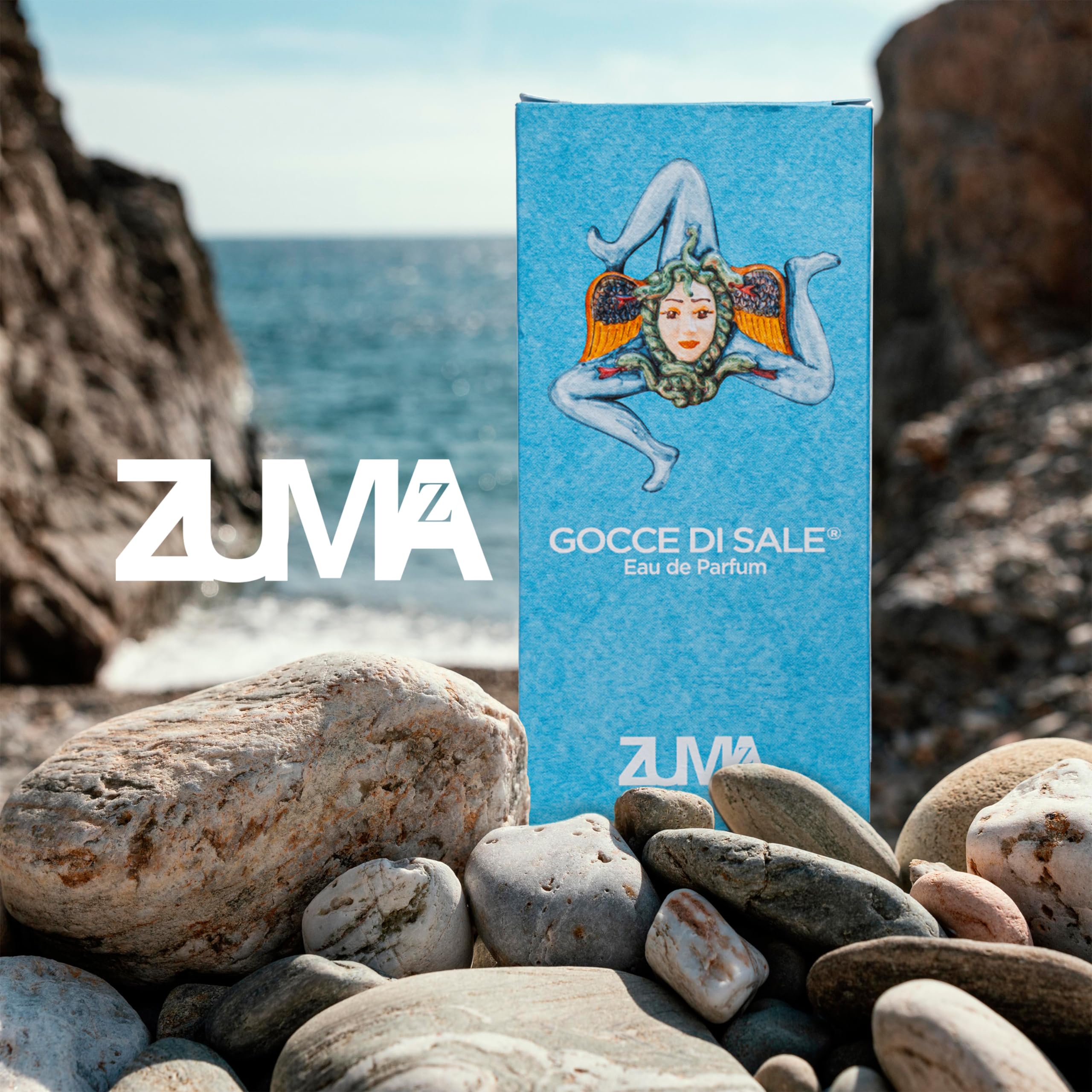 Profumi Zuma - Parfum Gocce di Sale - Eau de Parfum Spray - Une Immersion Sensuelle dans les Parfums de la Mer Made in Italy (Gocce di Sale 100 ml)