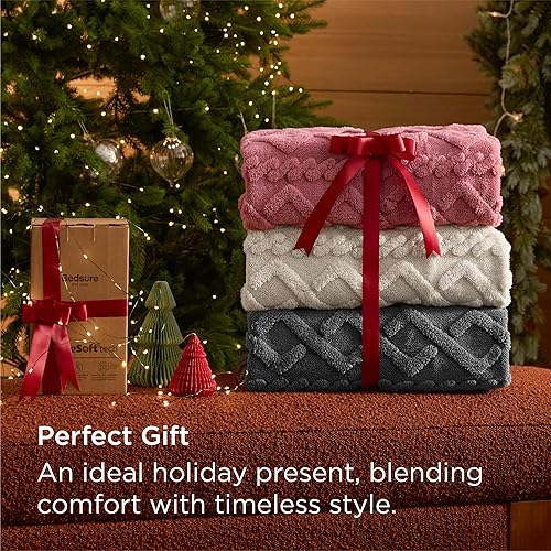 Miniatura 4 de Bedsure Juego de funda de edredón mullida, piel sintética, tamaño King, afelpada, gris oscuro, 1 funda de 104 x 90 pulgadas, cierre de cremallera, 2