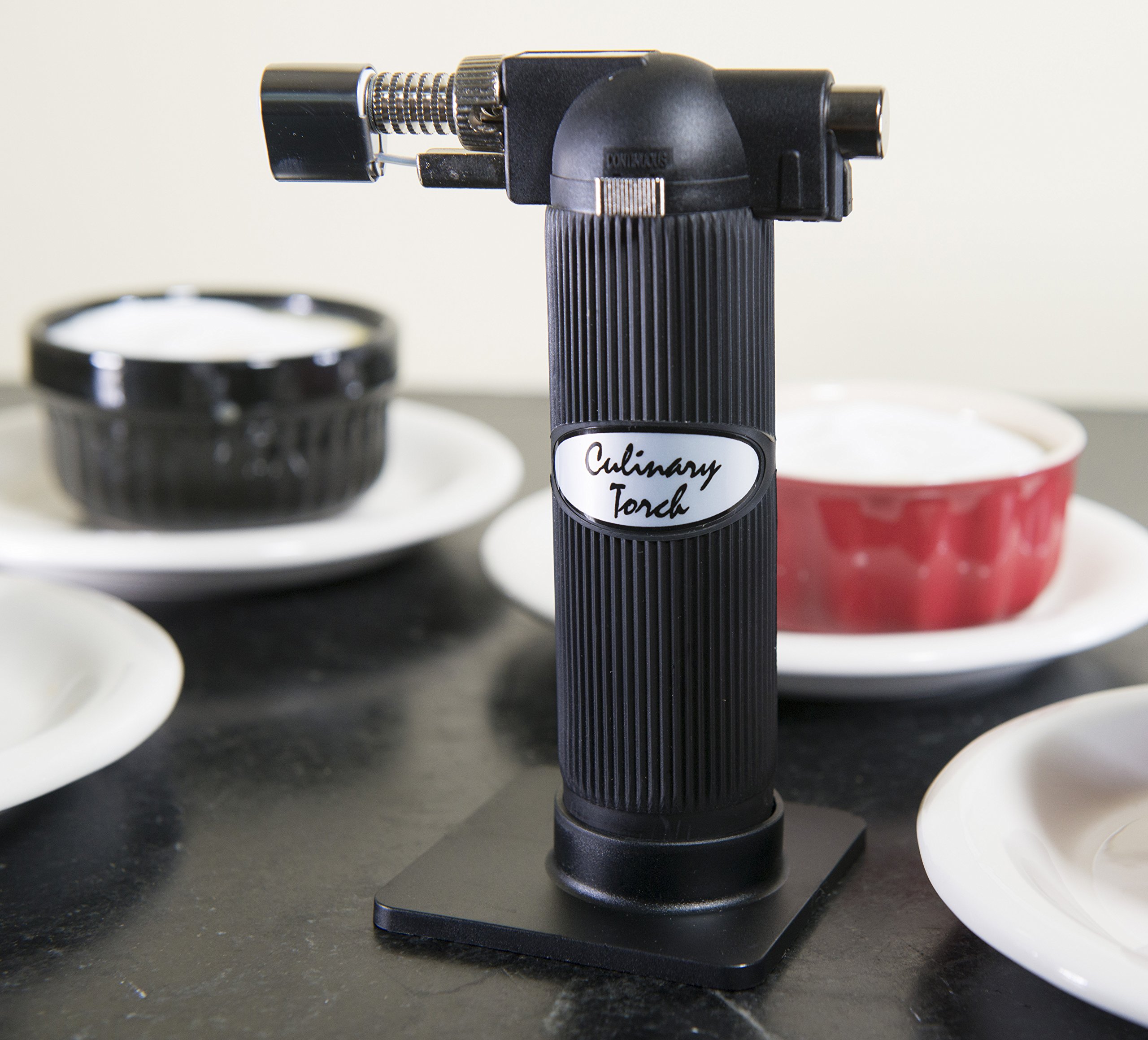 RSVP Culinary Butane Torch Refillable With Butane Fuel Adjustable Flame Durable