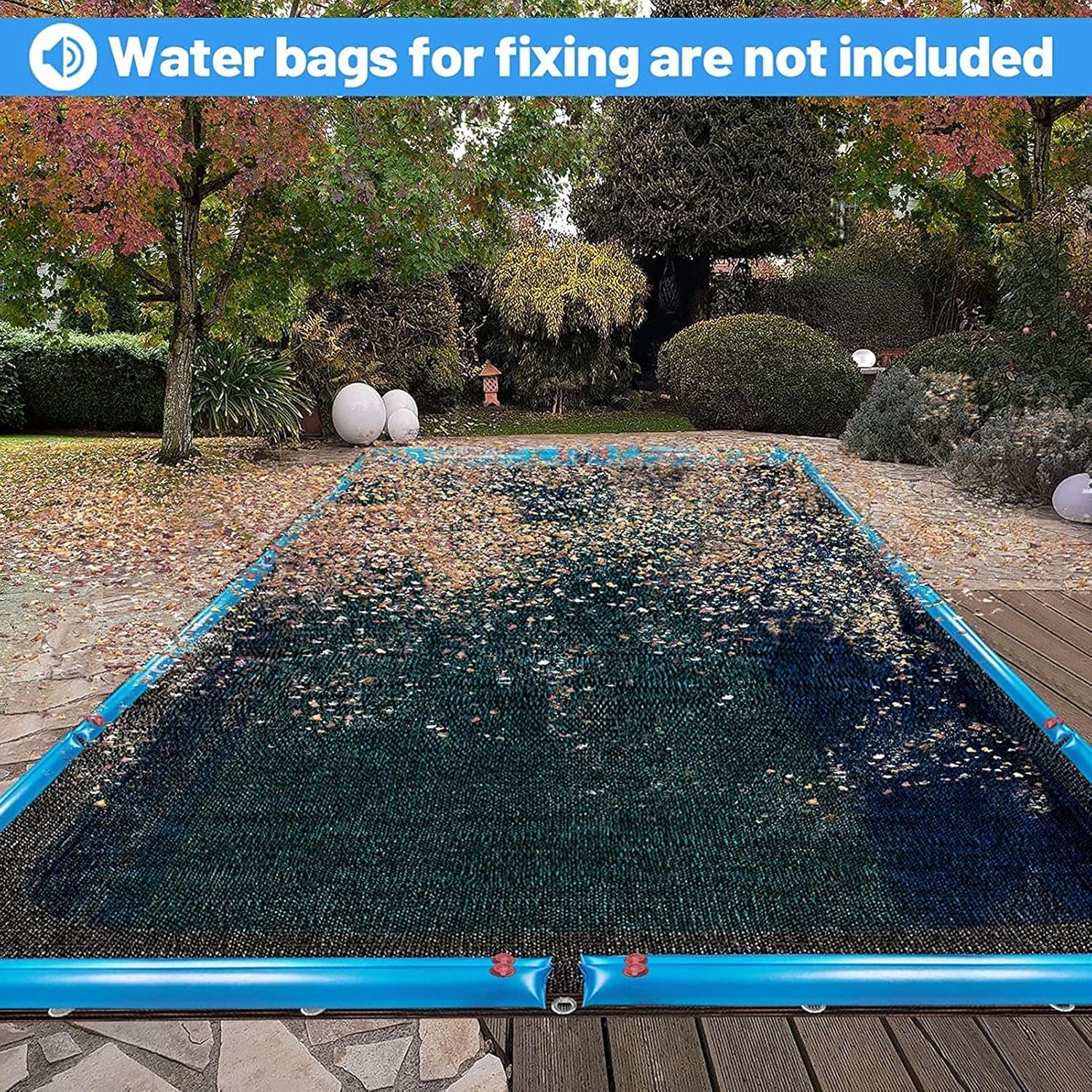 Pool Leaf Net Covers – Pool Screen, Pond Netting | Fine Mesh Leaf Protection, Rectangular Pools Cover for Inground and Ground Pools, Preventing Debris, Catching Leaves, and Providing Sun
