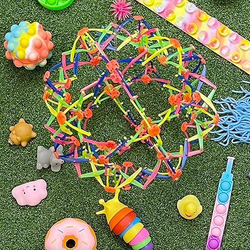 Expandable Ball Breathing Toy Sphere For Kids & Adults Expands From 6.5 To 13