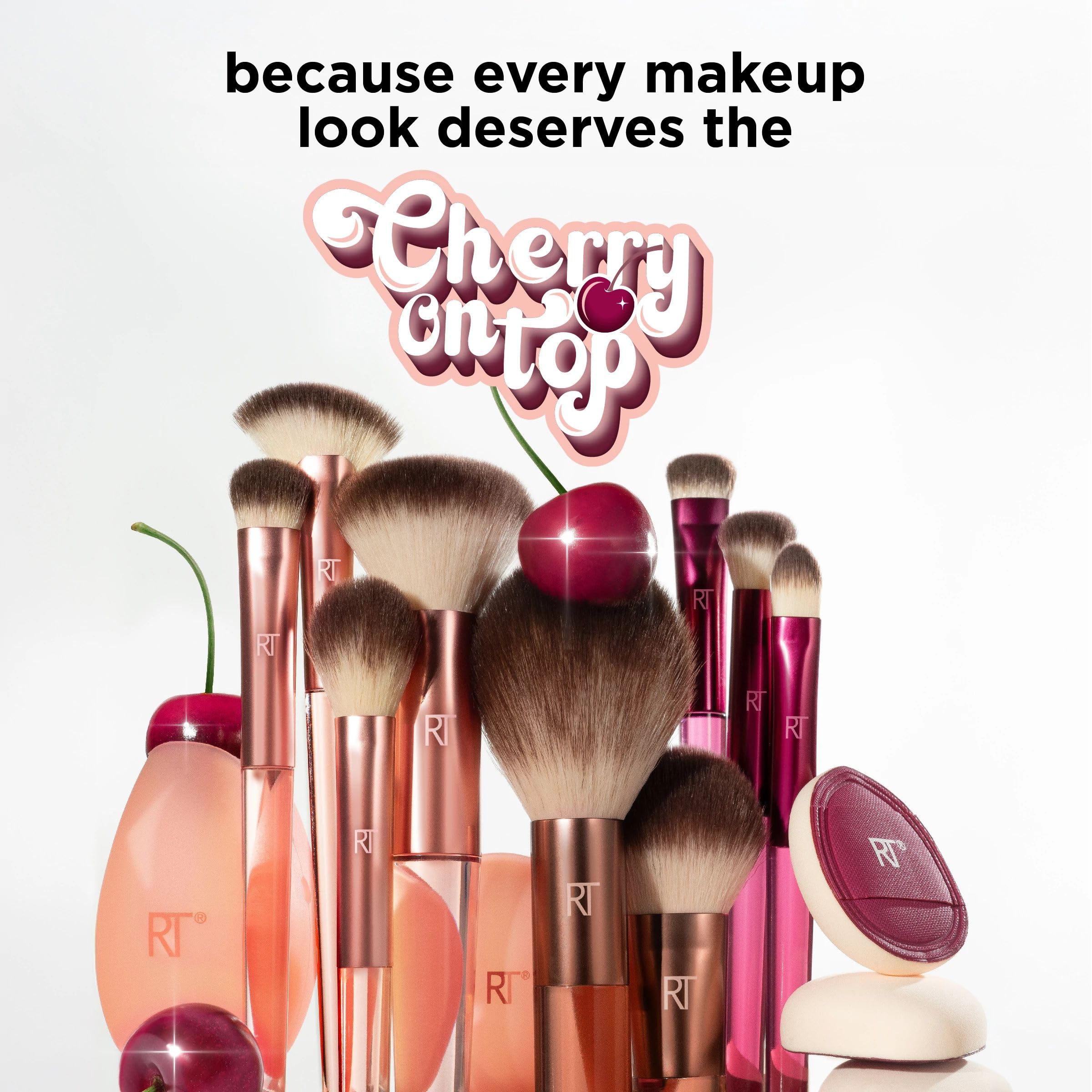 Amazon.com: Real Techniques Cherry On Top It's All Blush Brush