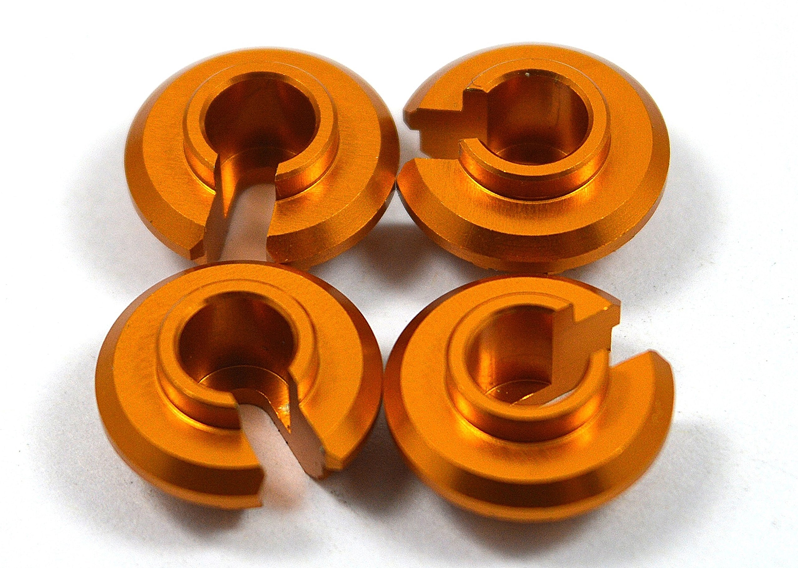 Integy Shock Caps-TRA 1/10 SlashStampedeRustler &Bandit INTC28455BLACK Electric Car/Truck Option Parts
