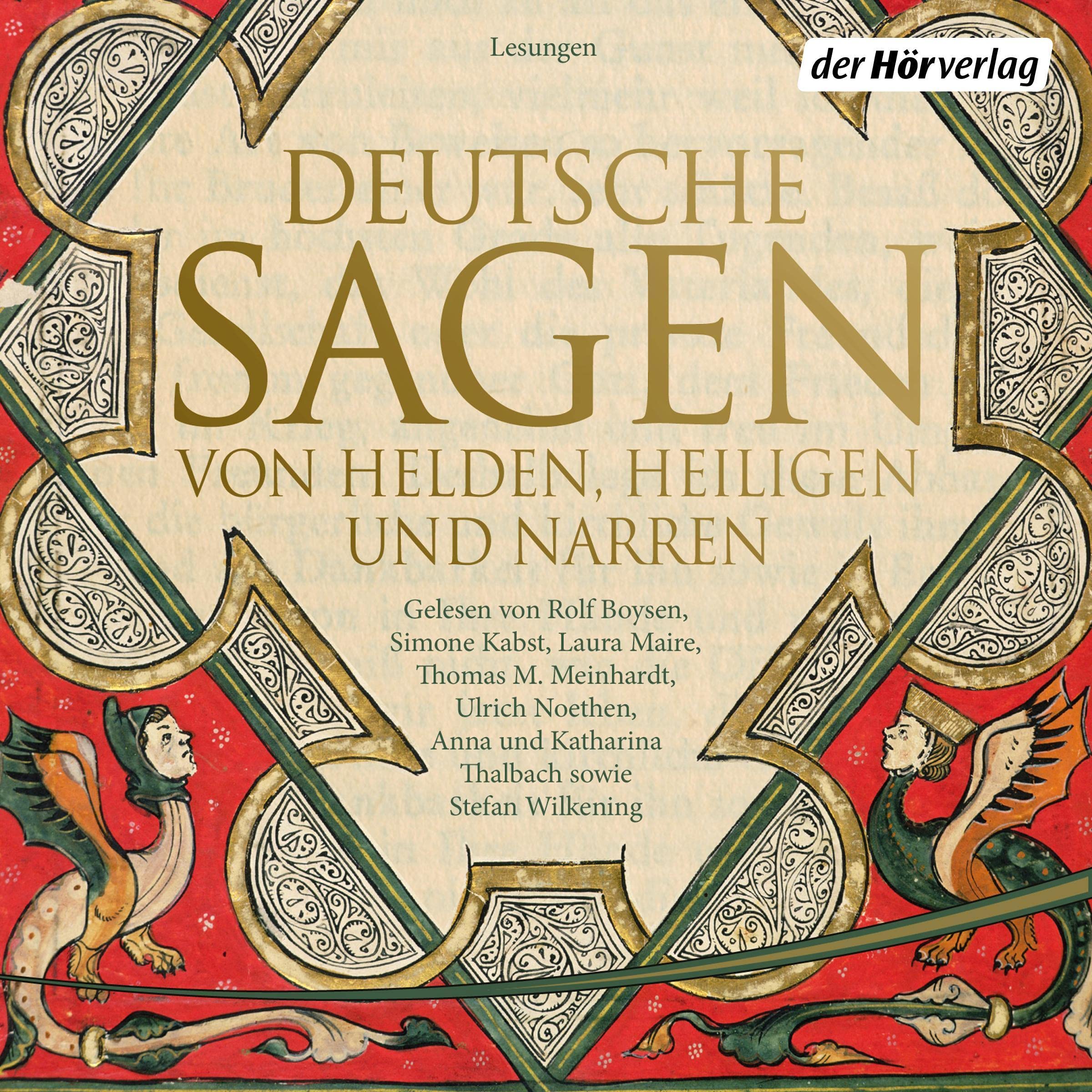 Cover art for Deutsche Sagen von Helden, Heiligen und Narren