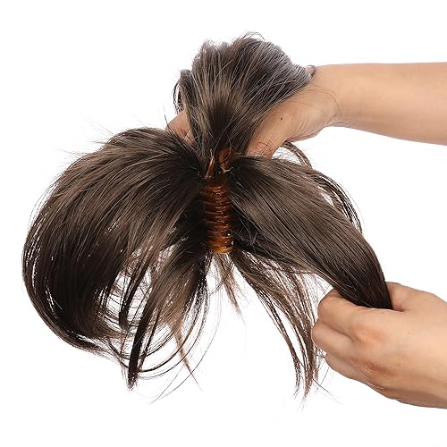 Miniatura 5 de Onedor Extensión de pelo sintético de alta calidad ajustable y personalizable estilo updo de 12 pulgadas con clip en pinza (AB461)