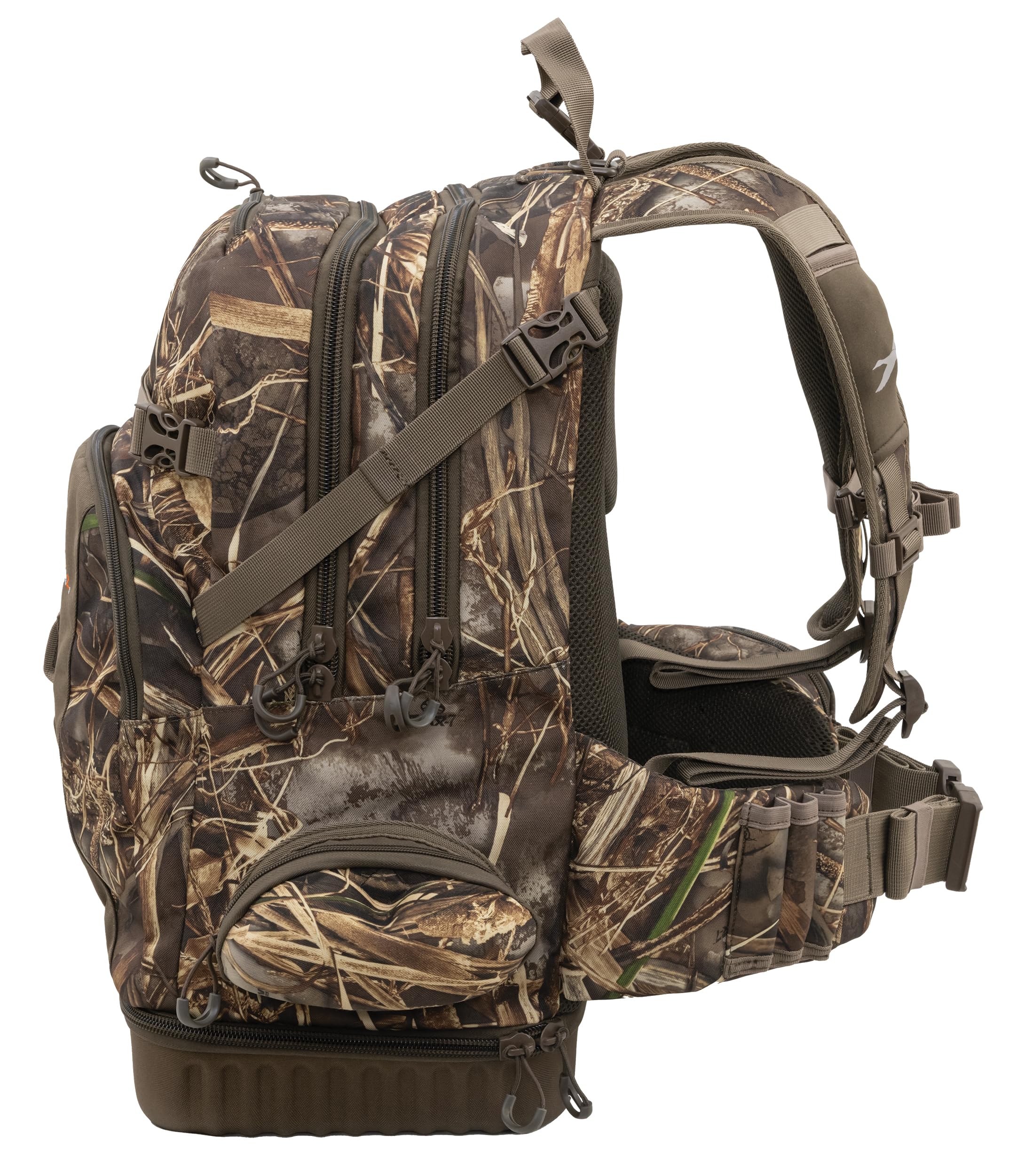 ALPS OutdoorZ Backpack Blind Bag - Hunting Backpacks for Men Featuring Realtree MAX-7 Pattern, with Stowaway Game Totes, Hydration, Dropdown Gun Boot, and 45L Capacity