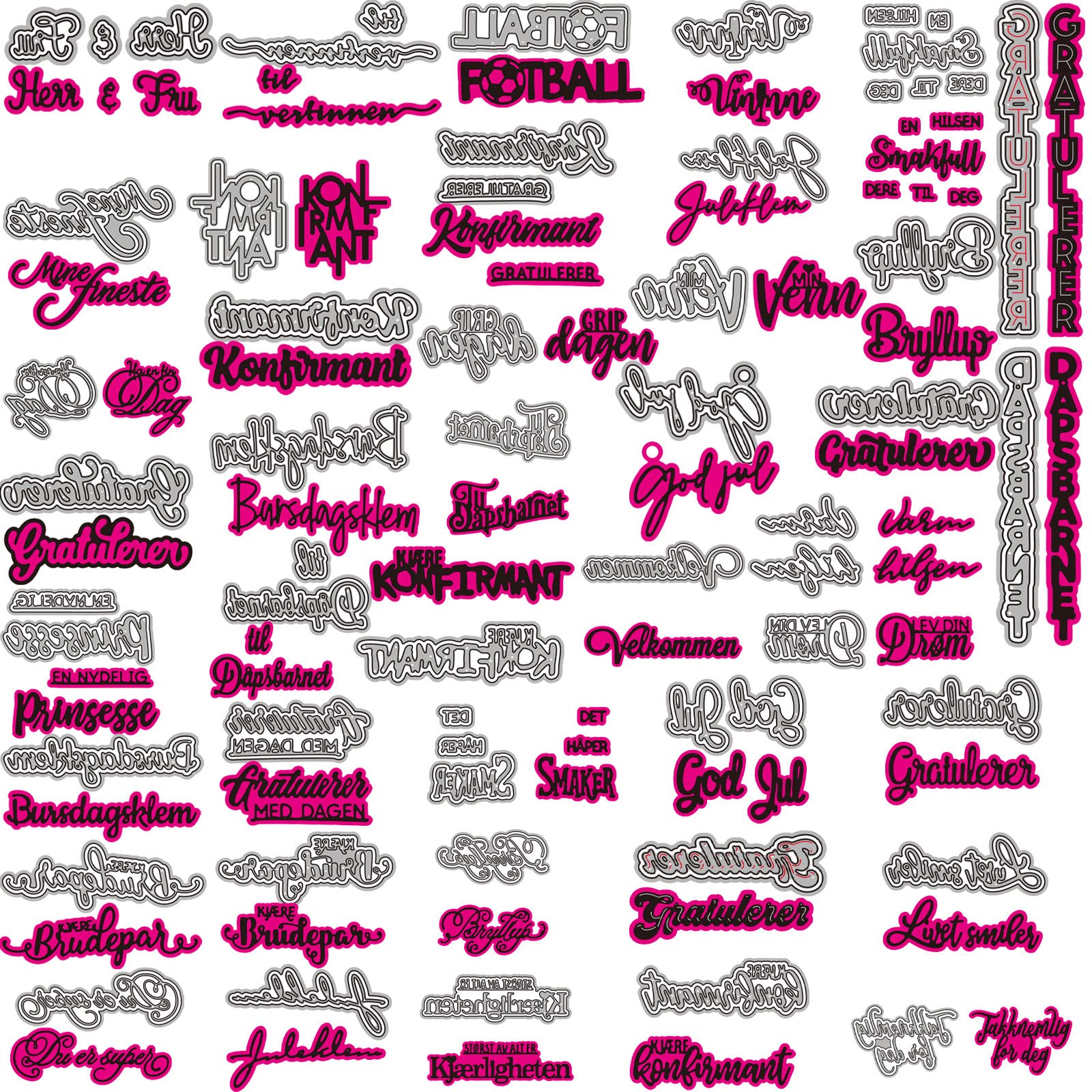 42 szt. / zestawy norweskie szwedzkie duńskie alfabety matryce do tworzenia kart DIY scrapbooking wycinanie metalu matryce do tworzenia papieru ręcznie robione rzemiosło materiały do scrapbookingu tłoczenie szablonu formy rzemiosło