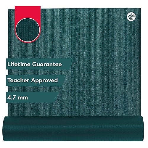 Manduka PROlite Yoga Mat - 4.7mm | Lifetime Durability | Hygienic Construction | Teacher Approved