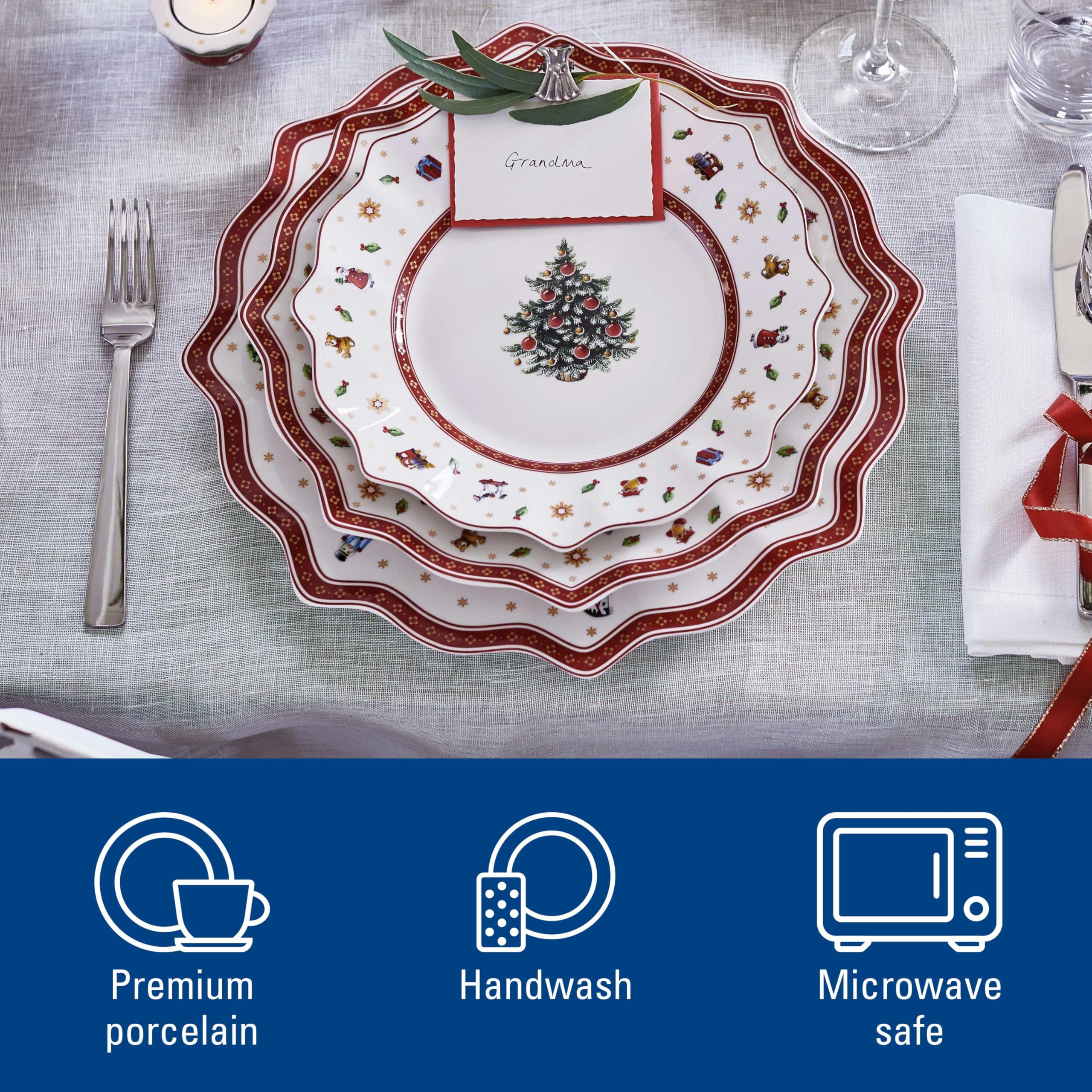 Villeroy & Boch Toy'S Delight Talerz Deserowy, Biały, 29 cm