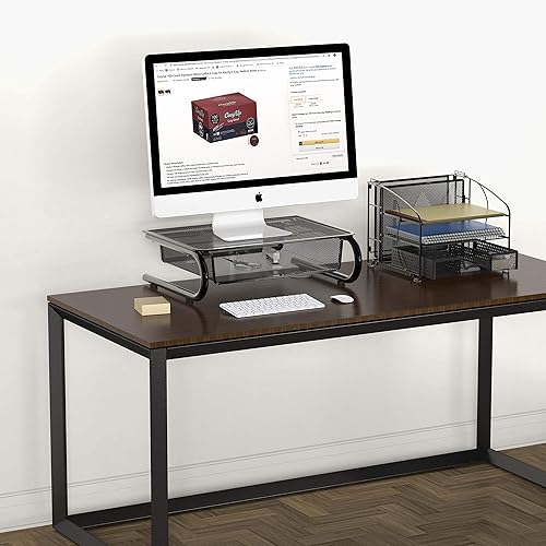 Miniatura 3 de Simple Houseware Elevador de monitor de malla con cajón