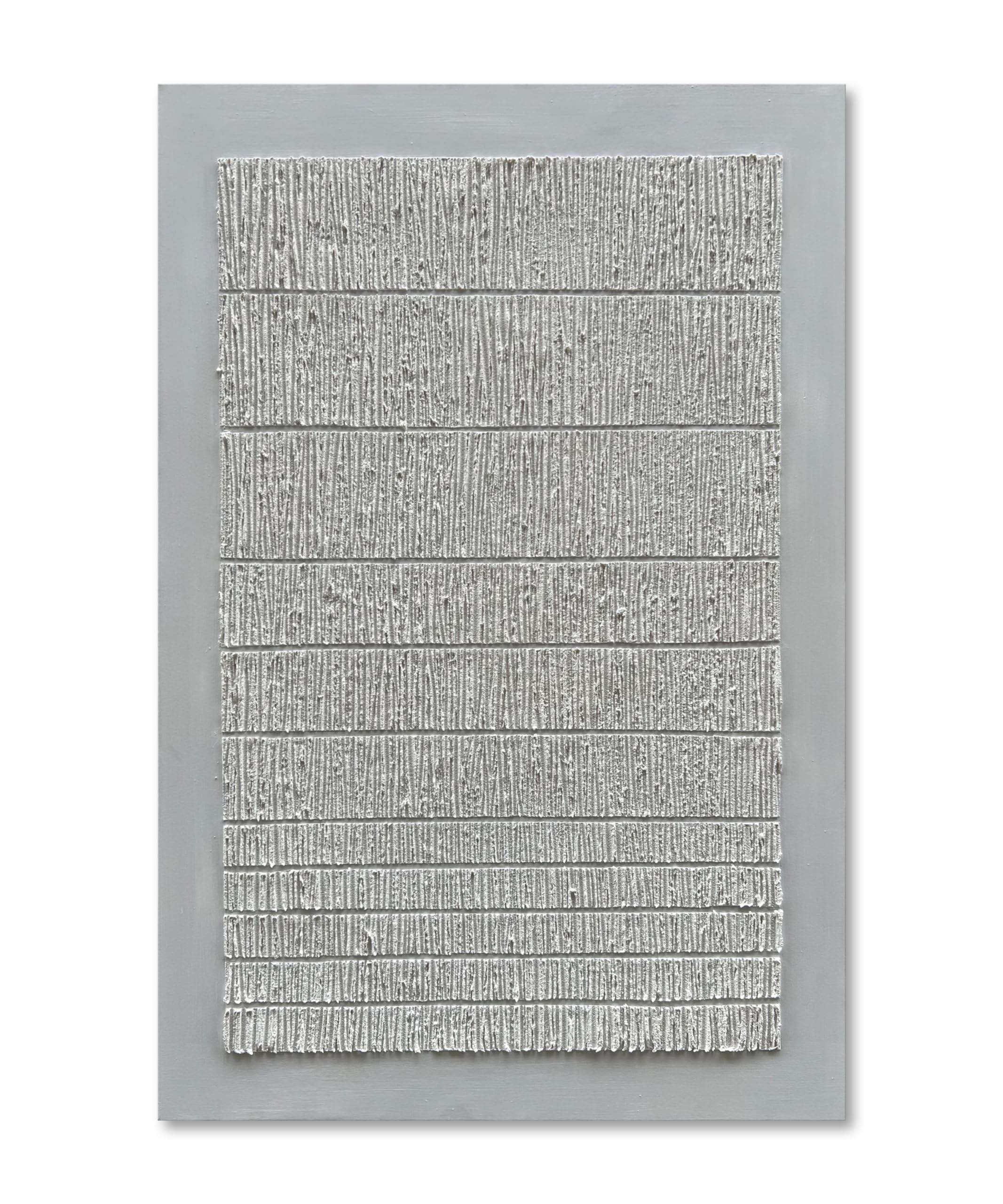 Su misura minimalista bianco arte astratta gesso su tela pittura grande lusso bi