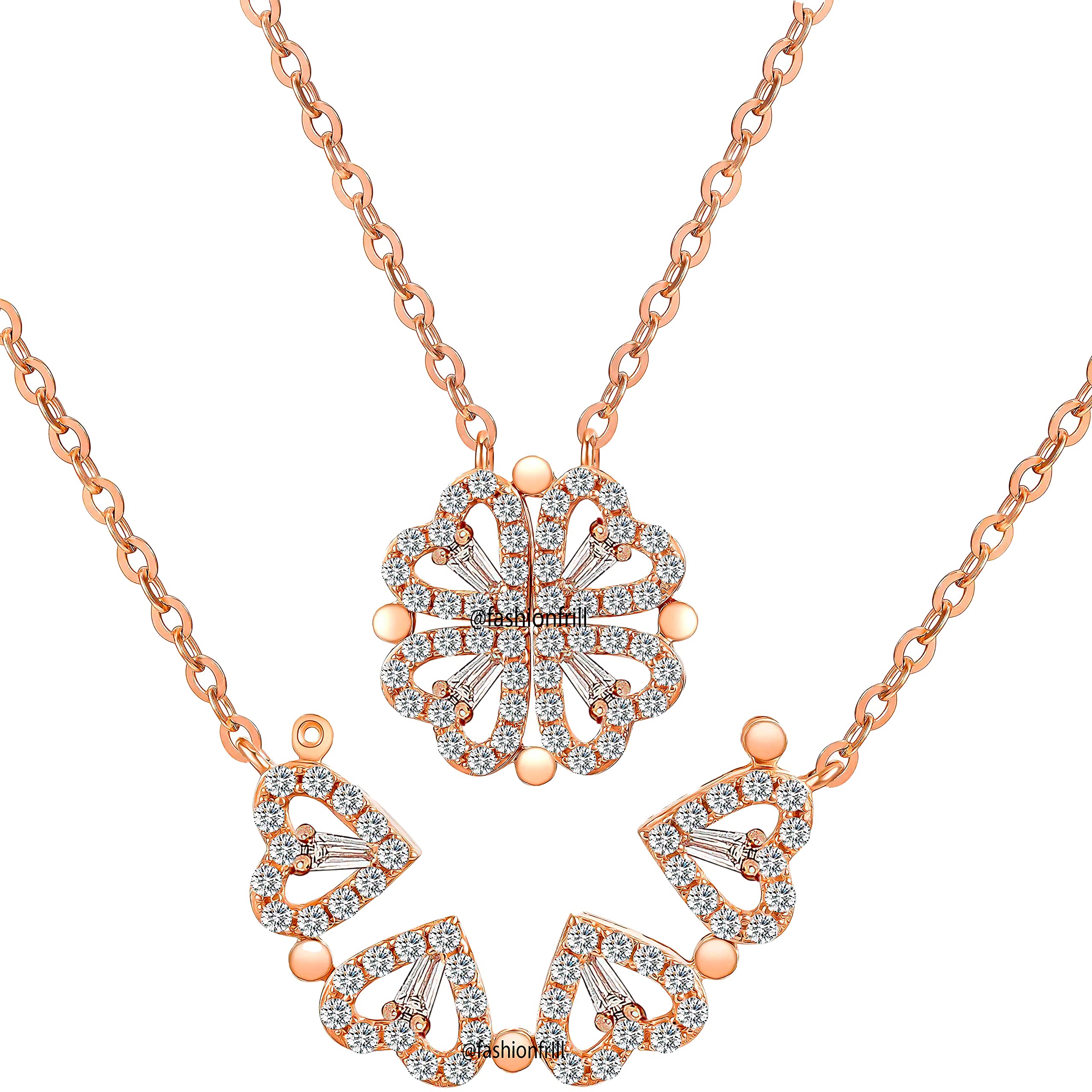 See full amazon price history chart for Fashion Frill Womens Jewellery Stylish Rose Gold Heart Magnetic Pendant Fashion Latest Layered Western Non Precious Base Metal Golden Neck Chain Pendant Necklace Jewellery Gift Fashion Frill Womens Jewellery Stylish Rose Gold Heart Magnetic Pendant Fashion Latest Layered Western Non Precious Base Metal Golden Neck Chain Pendant Necklace Jewellery Gift (B0BRFWPJ2R) Amazon Price History, Amazon Price Tracker