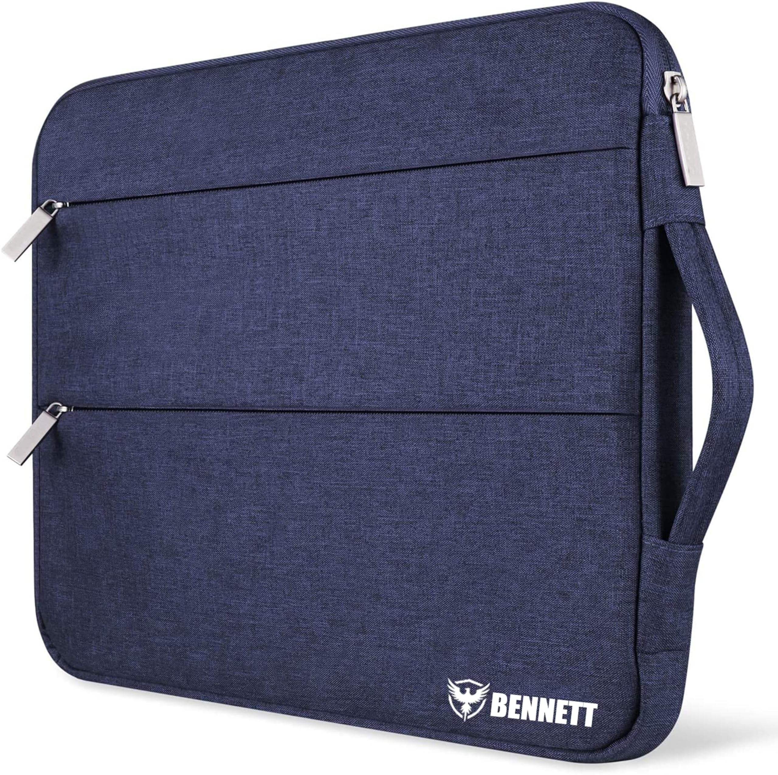 Bennett Nylon Drax Laptops, Tablets Laptop Bag Sleeve Case Cover Pouch for 13.3 inches Laptop Apple/Dell/Lenovo/ASUS/Hp/Samsung/Mi/MacBook/Ultrabook/Thinkpad/IdeaPad/Surfacepro Grey (Drax Sleeve)