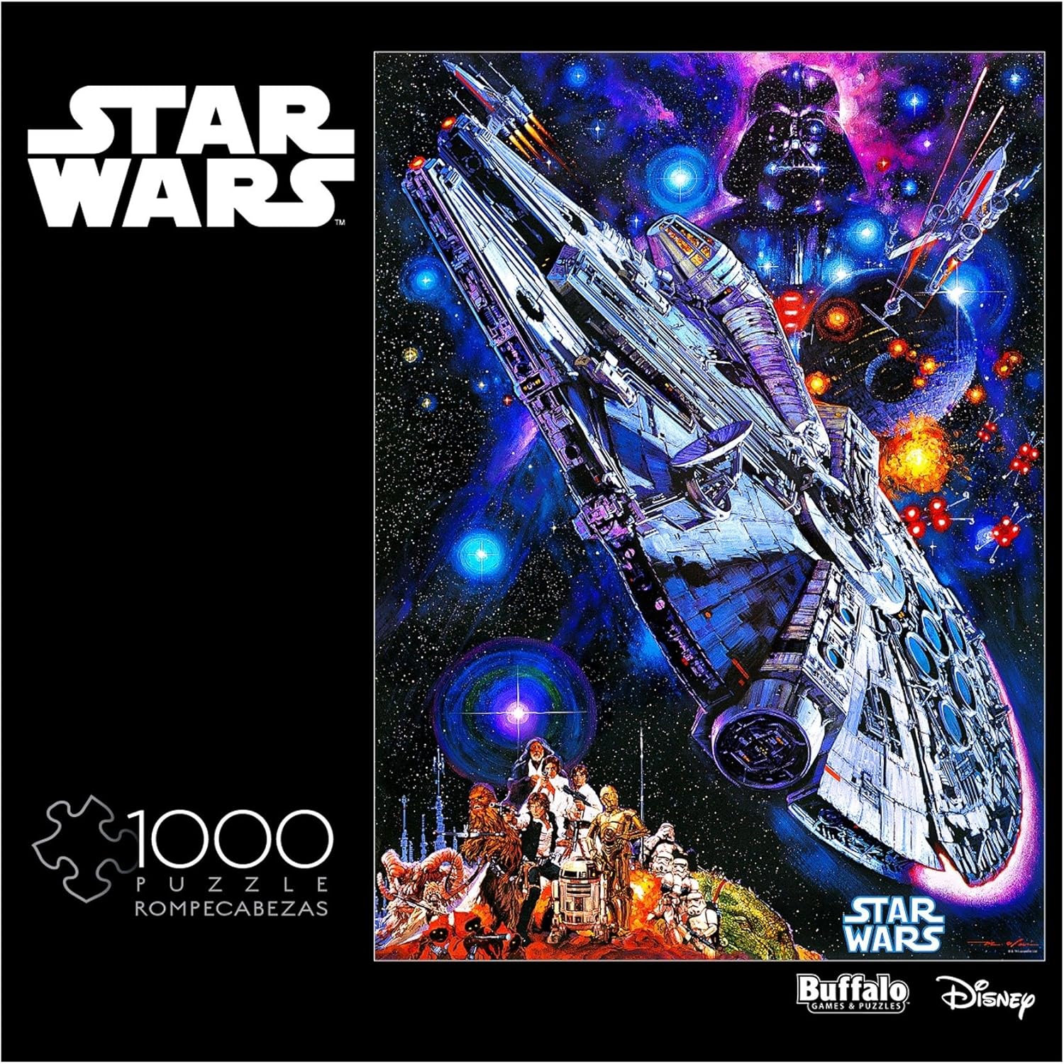 Buffalo Games - Star Wars - You're All Clear, Kid - 1000 Piece Puzzle for Adults - Challenging Puzzle Perfect for Game Nights - Finished Size is 26.75 x 19.75