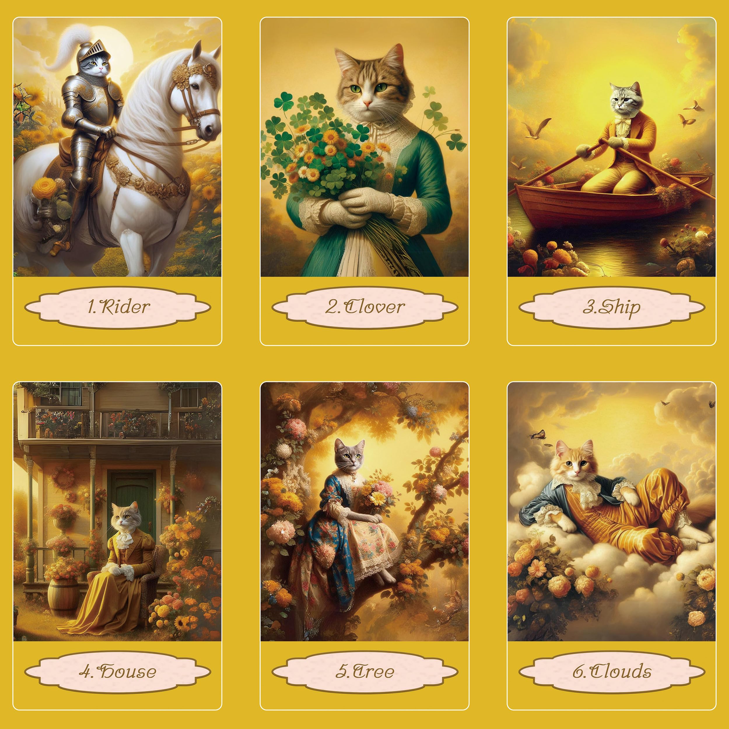 Amazon.co.jp: 【正規品】Cats Lenormand ルノルマンカード 猫の