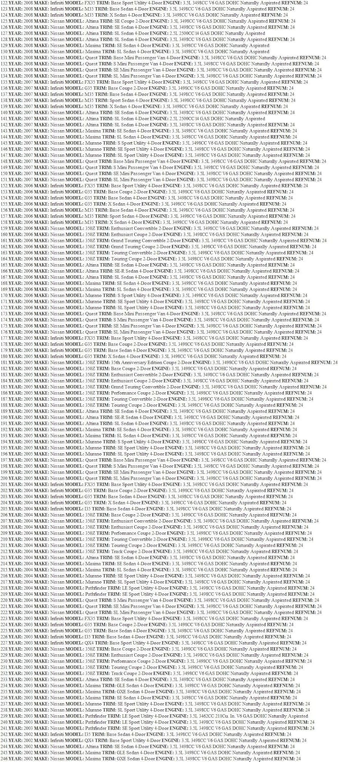 Nissan 12100-4W00C, Engine Connecting Rod