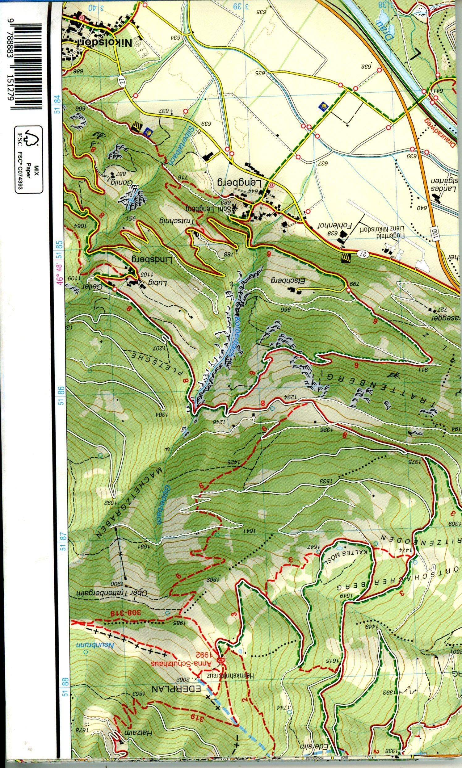 Wanderkarte 74 Lienz-Schobergruppe-Iseltal-Lienzer Dolomiten 1:25 000 (Carte topografiche per escursionisti, Band 74)