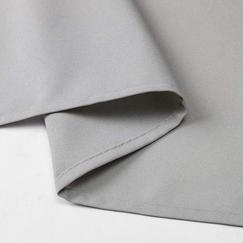Home Direct extra nagy téglalap alakú szövet asztalterítő 150x250cm világosszürke