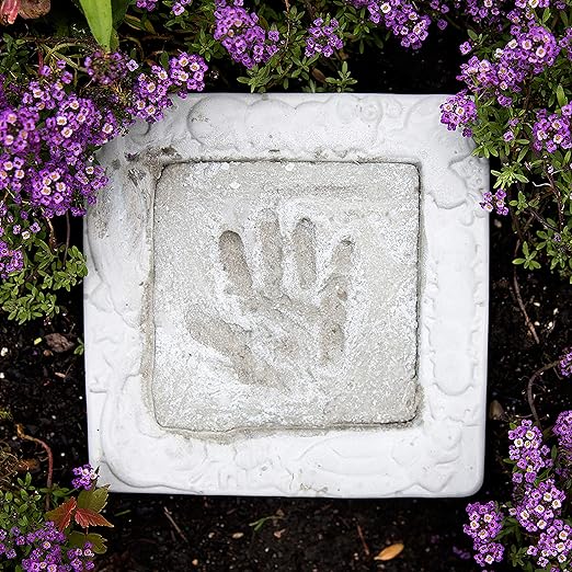 Mosaic Stepping Stone Kit, Garden Handprint