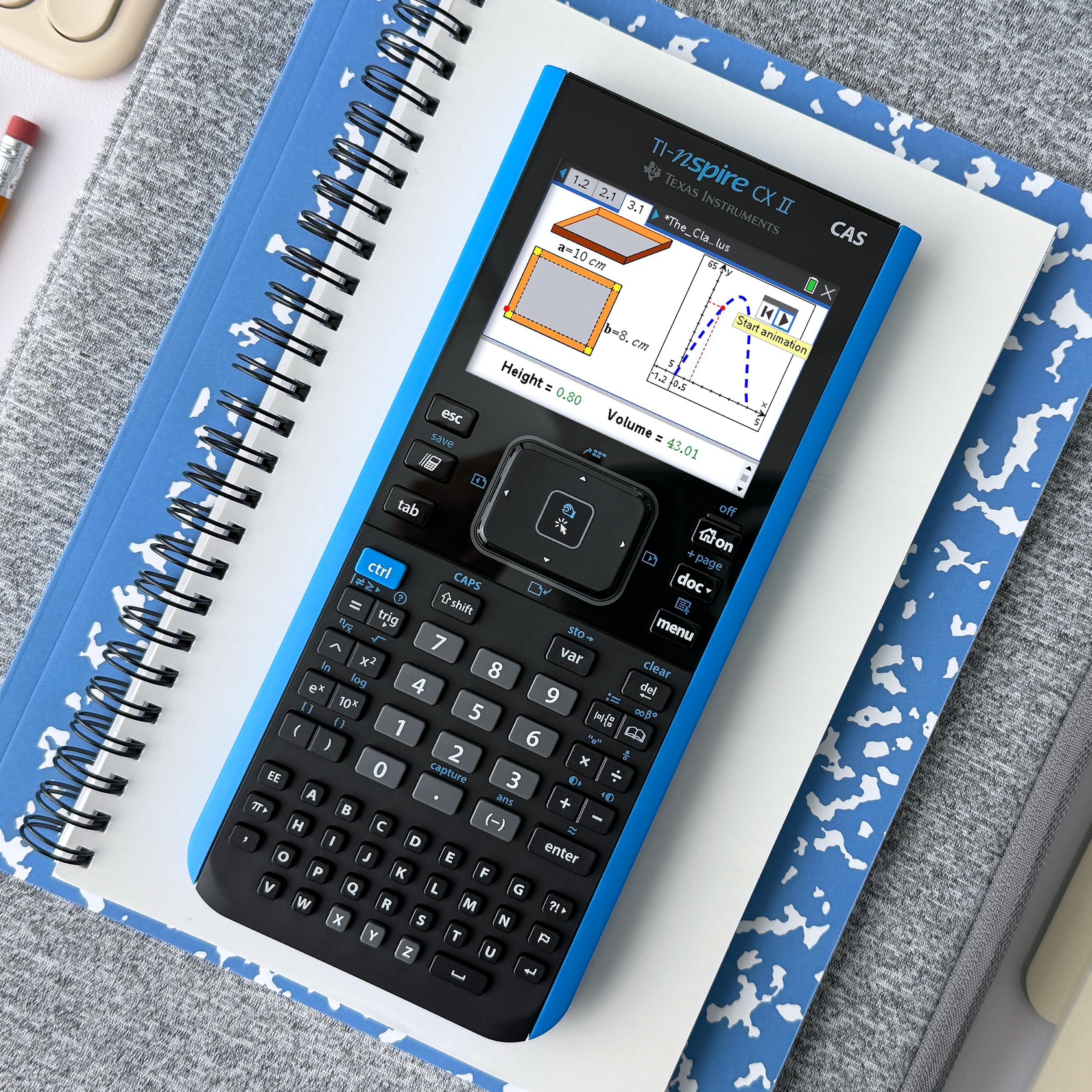 Texas Instruments TI-Nspire CX II CAS Color Graphing Calculator with Student Software PCMac product thumbnail 4