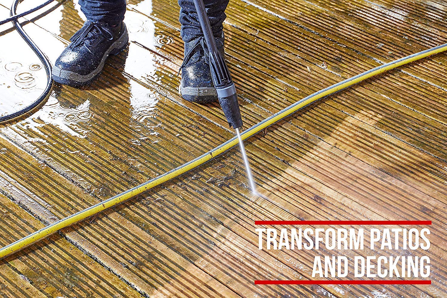 Buy Andrew James Pressure Washer Power Jet Wash with 5 Attachments