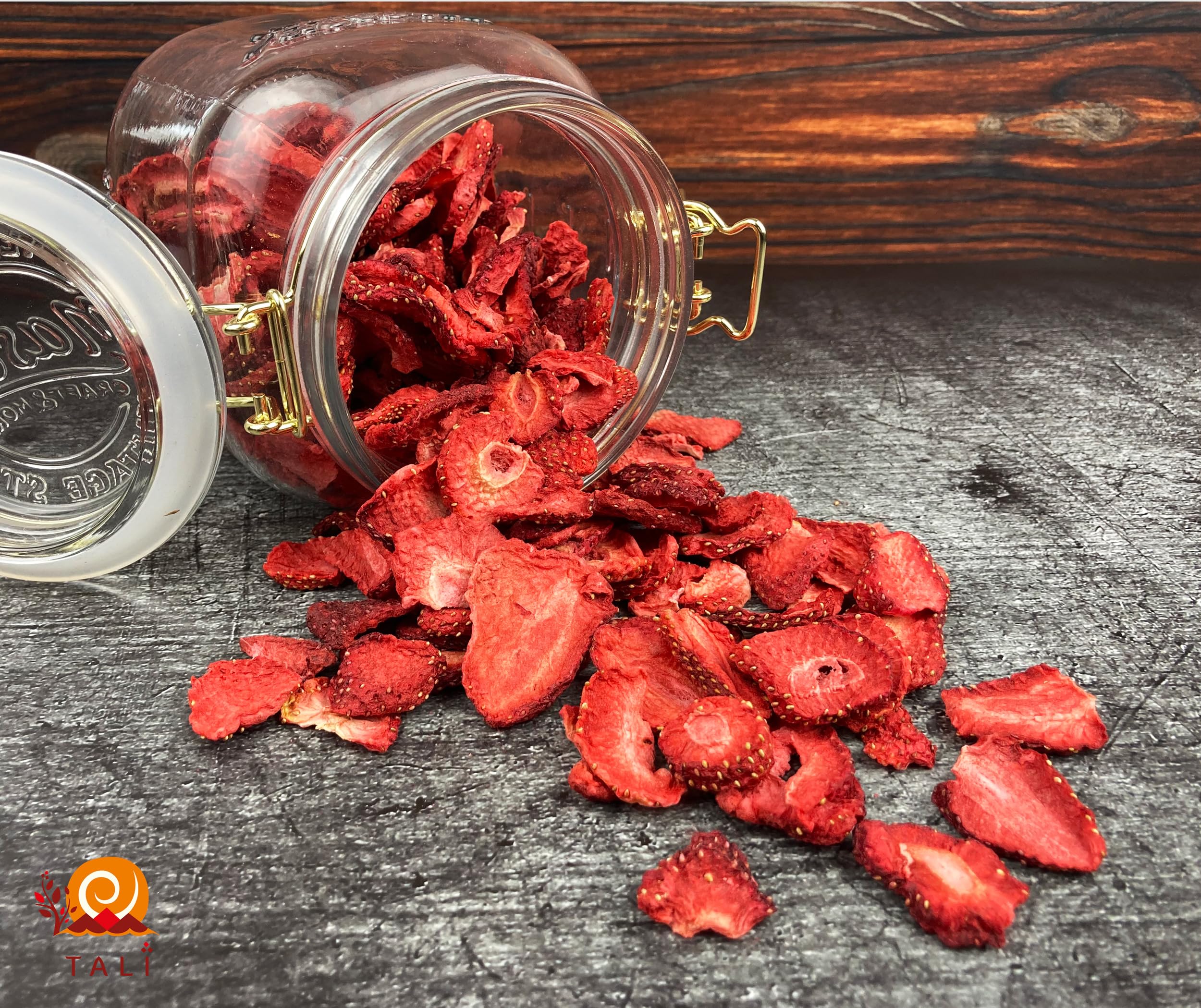 TALI Erdbeeren gefriergetrocknet, Scheiben - ohne Zusätze 300 g
