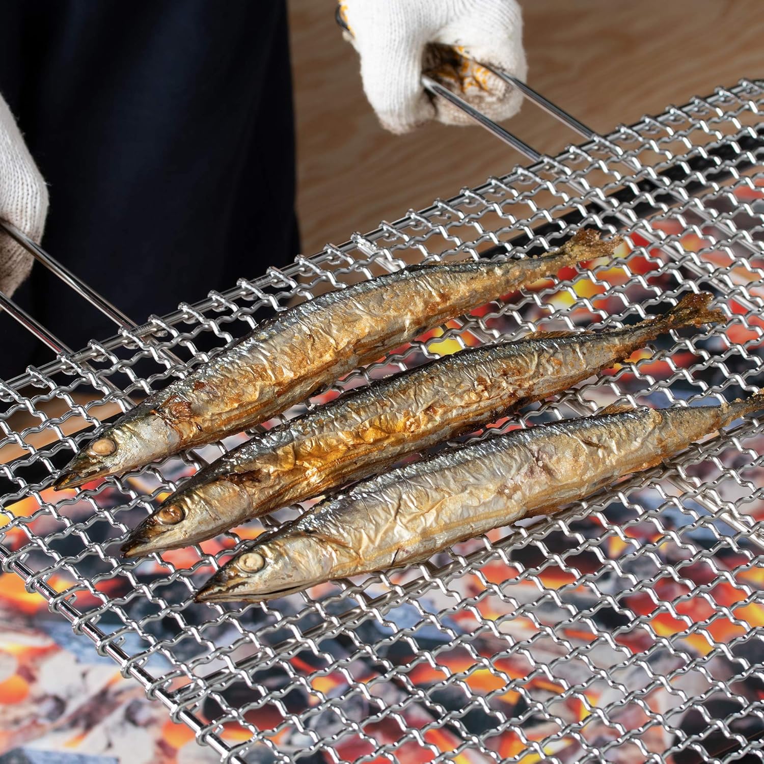 遠藤商事(Endo Shoji) Endoshoji DTH05050 Professional Pottery Netting Tapros No. 50, Double Handle (Iron & Chrome Plated), Made in Japan