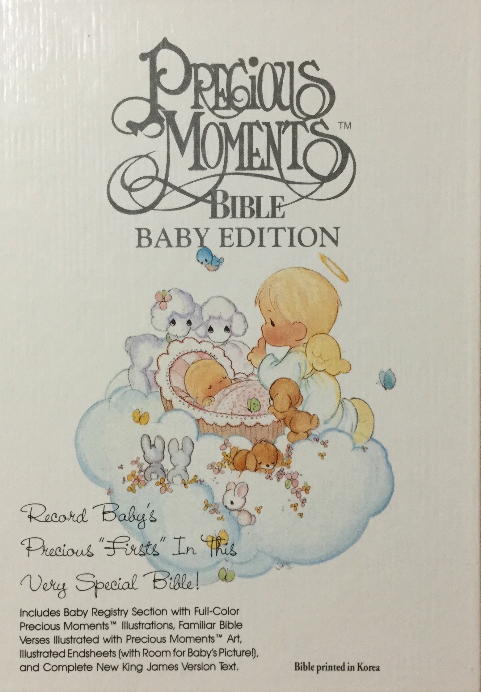 Cover of Precious Moments Bible New King James Version Baby Edition