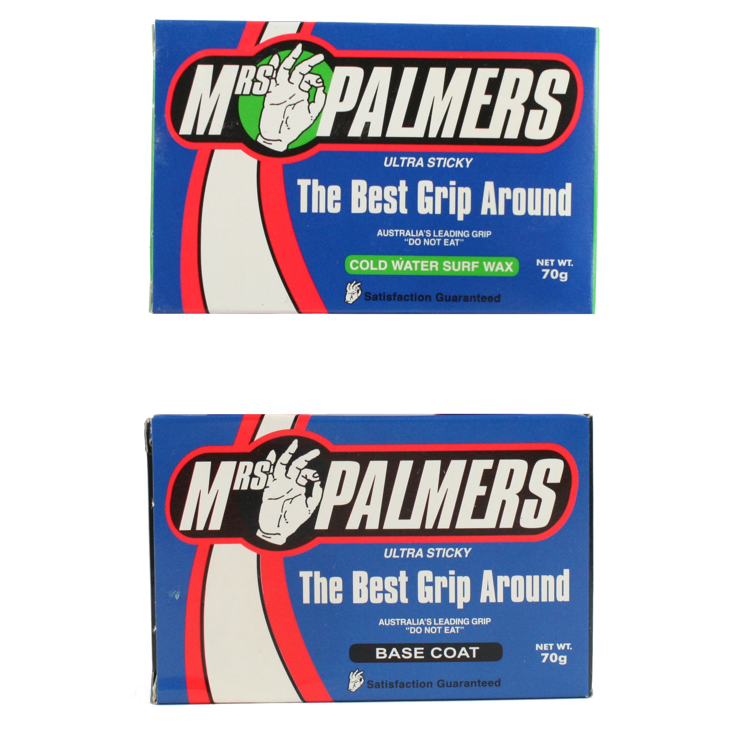 Kit Cera Per Tavola Da Surf Mrs Palmers | 1 Base Coat E 2 Top Coat Per Acque Fredde