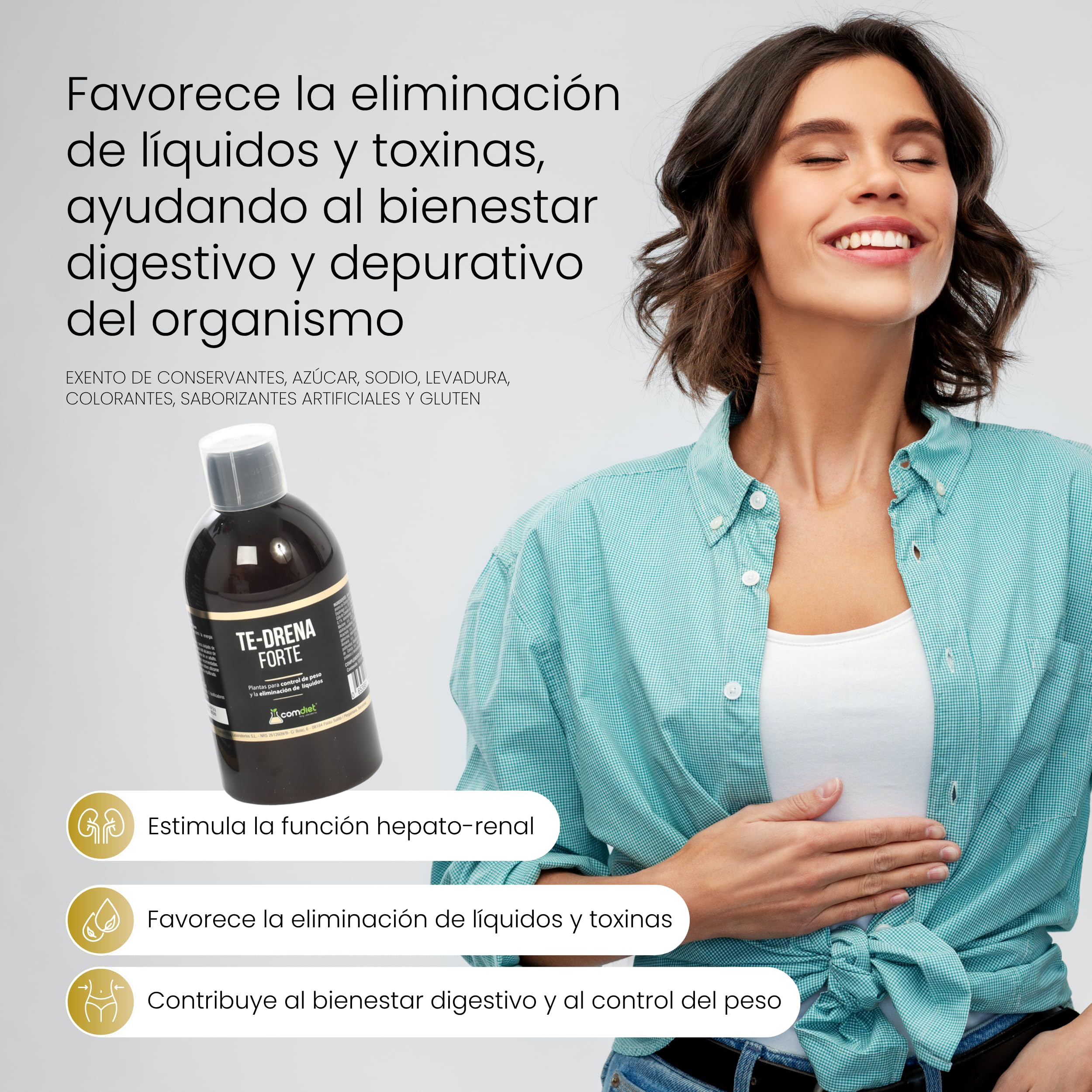 Comdiet Te Drena Forte 500 ml 1 pezzo 100 g