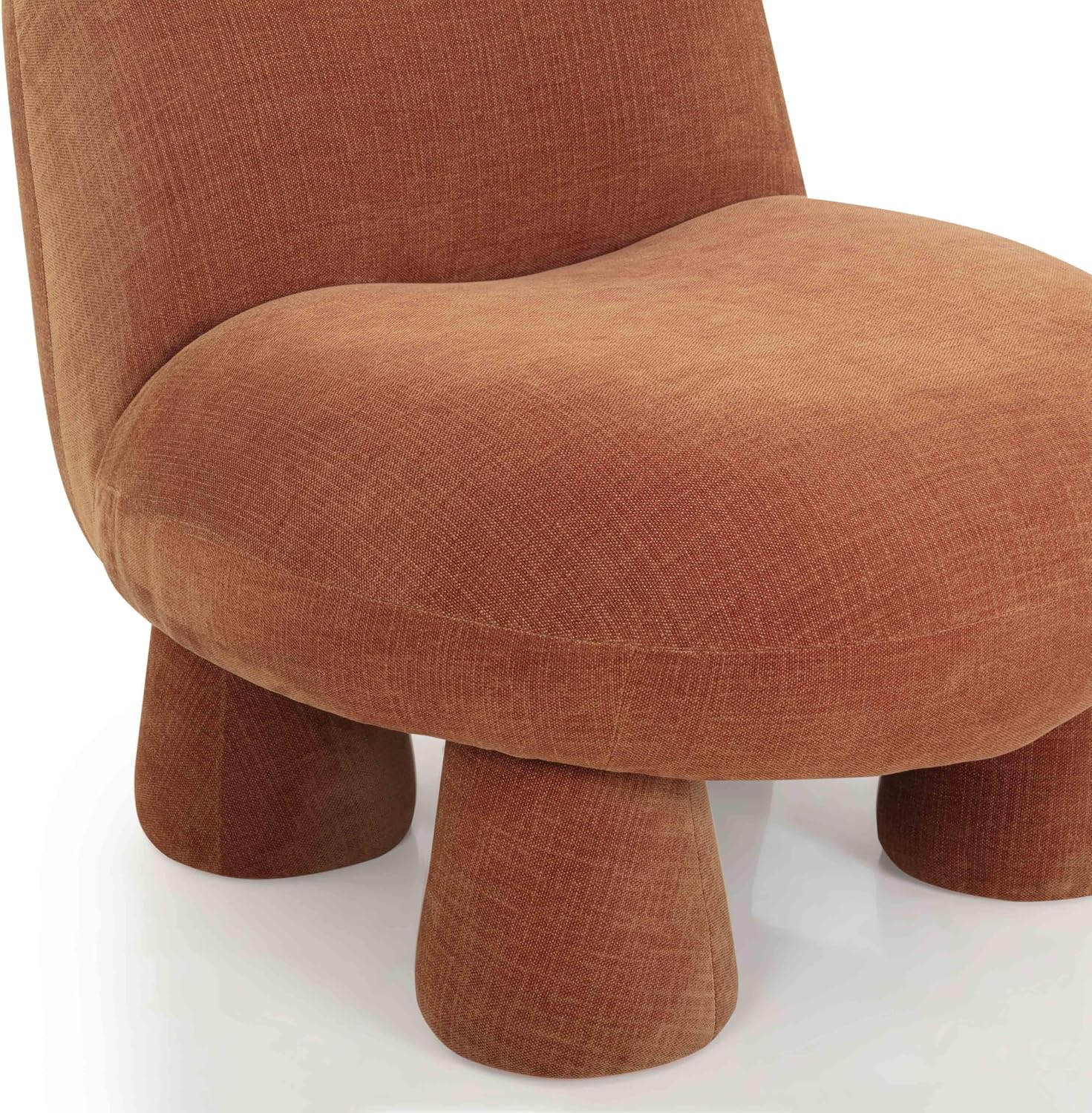 Tov Furniture Stomp Upcycled Chenille Accent Chair (Rust)