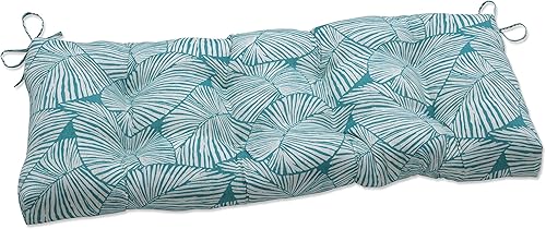 Vista 26 de Pillow Perfect Cojín para banco/columpio para exteriores/interiores Tortola Midnight Blue Tortola Azul Medianoche