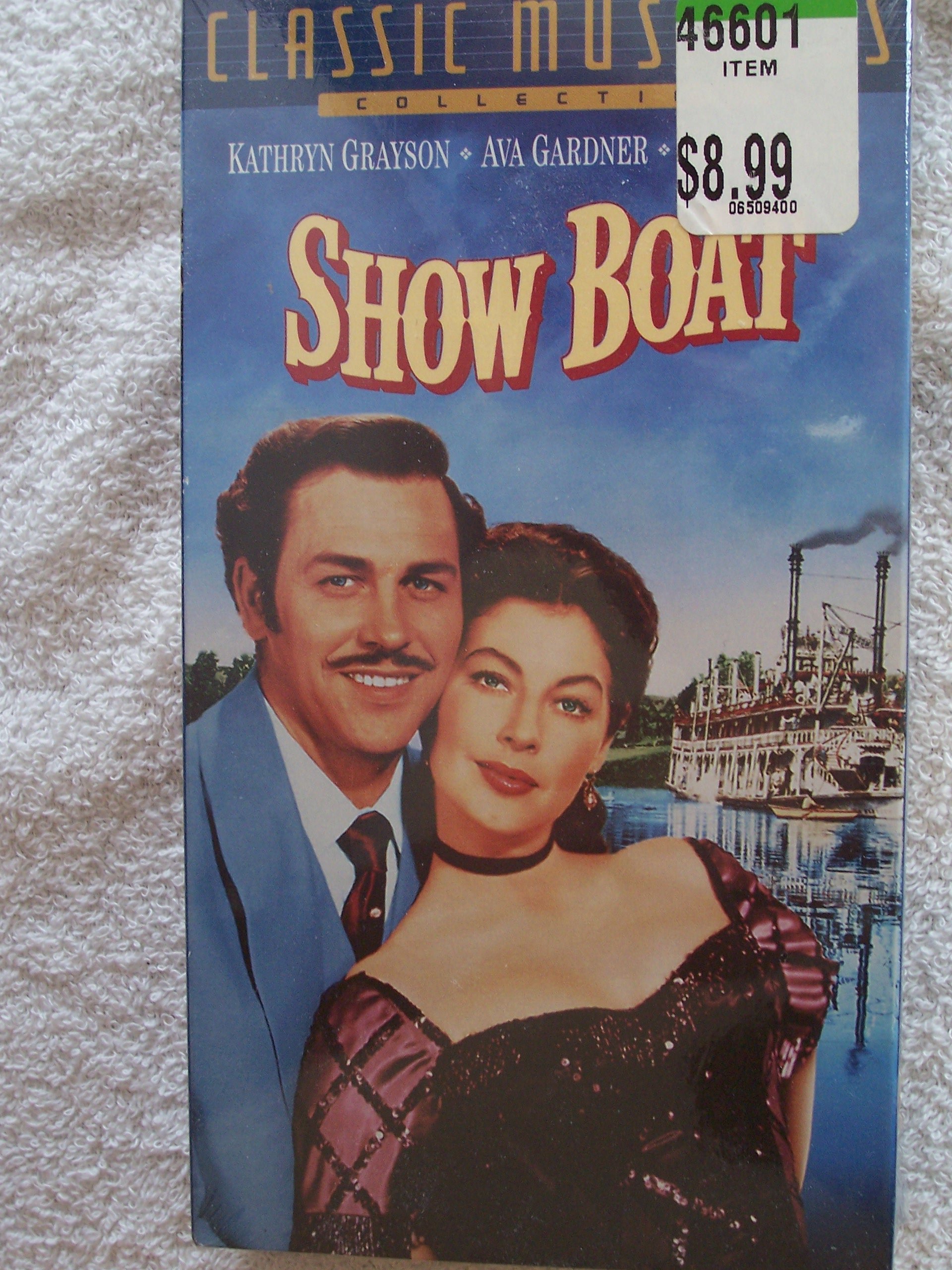 Cinta original Showboat VHS Reino Unido rareza cinematográfica de colección