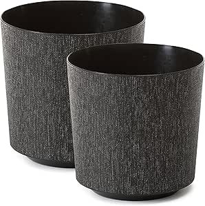 TULMERO Blumentopf matt, Pflanzkübel aus Übertopf Kunststoff