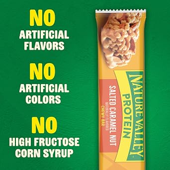 Nature Valley Salted Caramel Nut Chewy Bars, Gluten Free, 20 ct