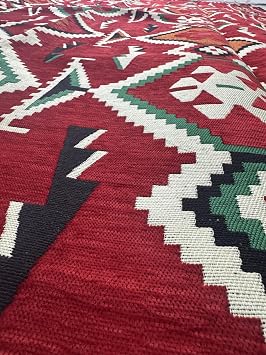Etnik Motifli Otantik Dekoratif Kilim Desenli Halı (200cmx300cm) M4