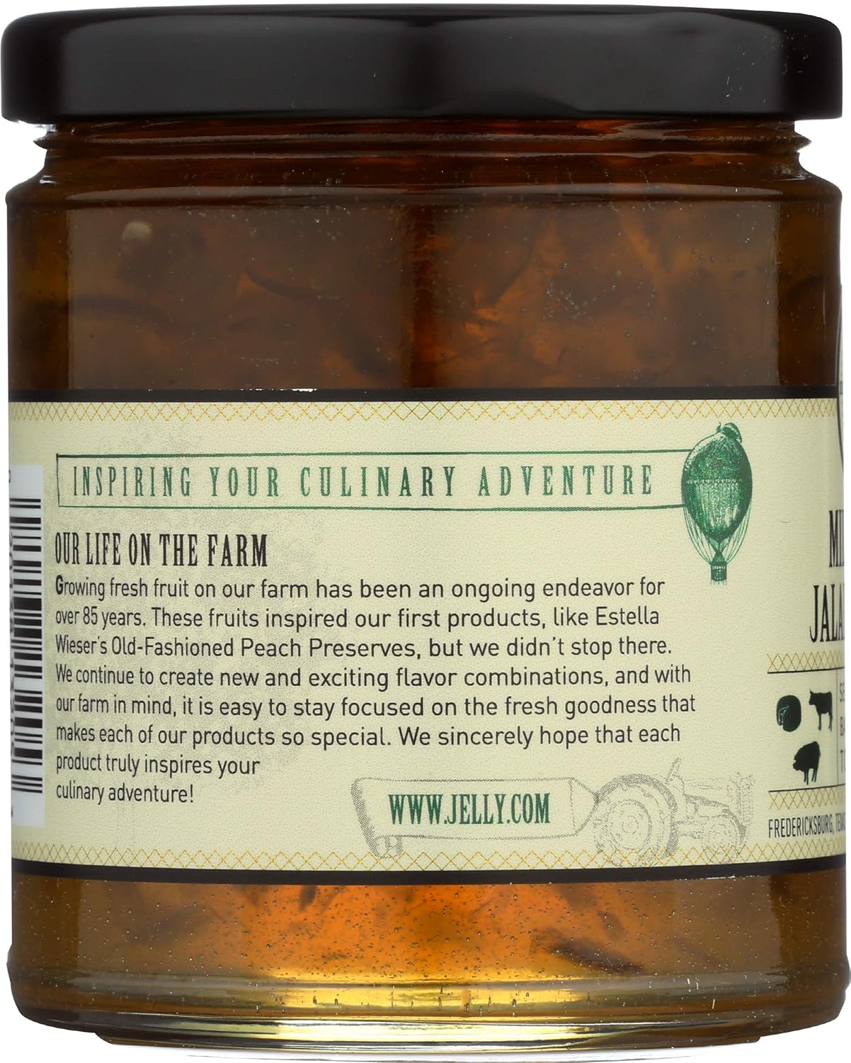 Fischer & Wieser Jelly, Mld Grn Jalap, 10.90-Ounce (Pack of 3)