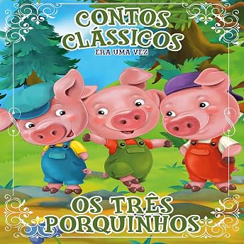 Os Três Porquinhos [The Three Little Pigs] Audiobook by On Line Editora