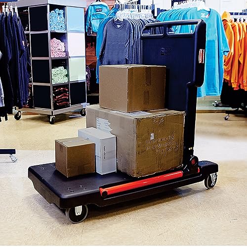 Miniatura 14 de Rubbermaid Commercial Convertible Utility Cart, Negro, fg430000bla