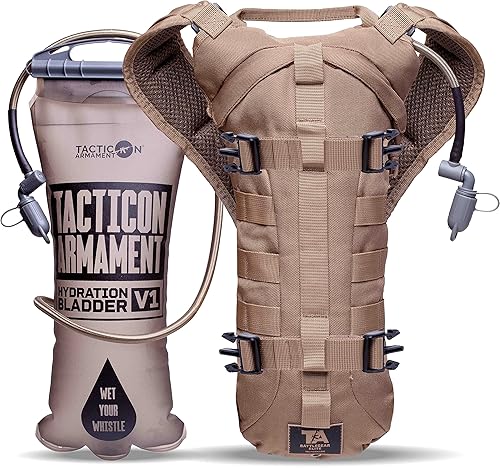 TACTICON Hydropack Elite Paquete de hidratación táctica para el cuerpo desnudo Empresa propiedad de veteranos de combate Fuente de agua durante