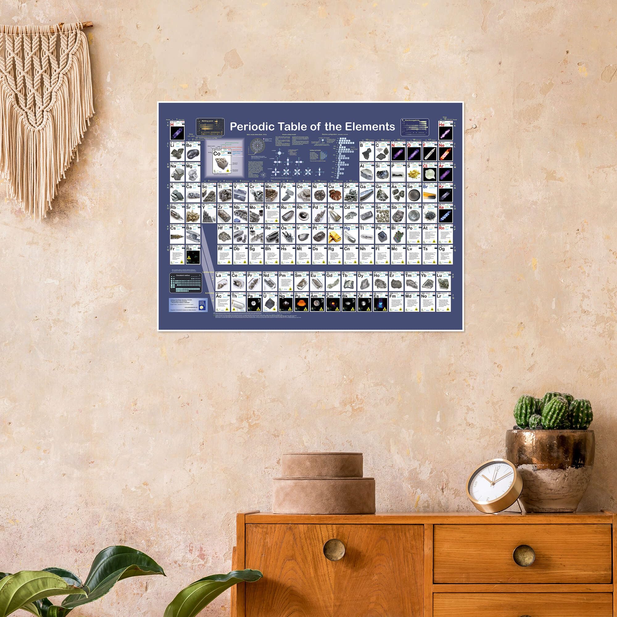 Het leven op aarde (Engels) van Planet Poster Editions als poster, canvas print en meer