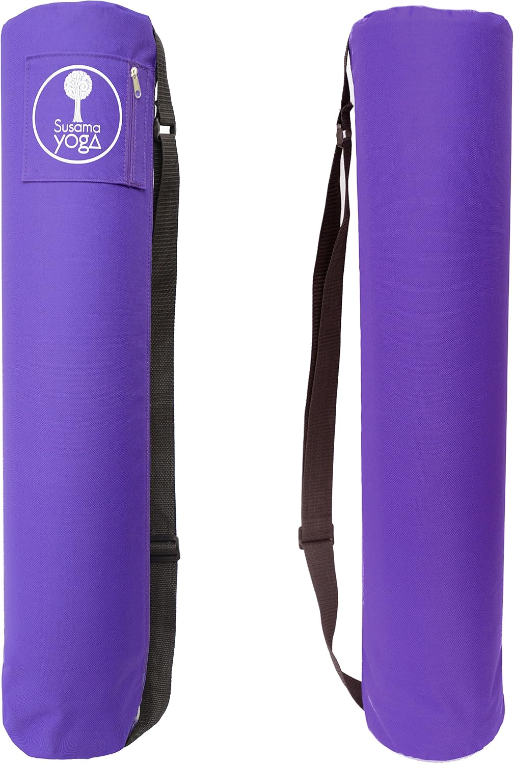 Hot Yoga Bag - Full Length Zip - Easy Close - Pocket for car Keys - Adjustable Shoulder Strap - Great for Yoga & Pilates Mats - Eco Friendly Gift Packaging (Does not Include mat)