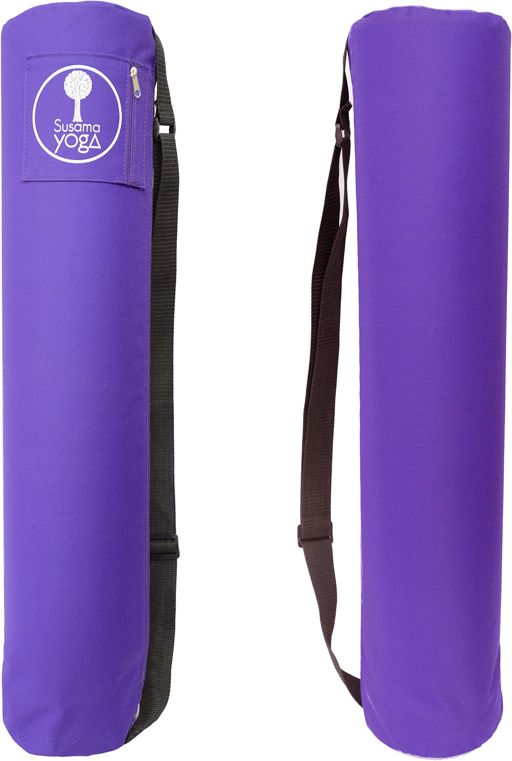 Hot Yoga Bag - Full Length Zip - Easy Close - Pocket for car Keys - Adjustable Shoulder Strap - Great for Yoga & Pilates Mats - Eco Friendly Gift Packaging (Does not Include mat)