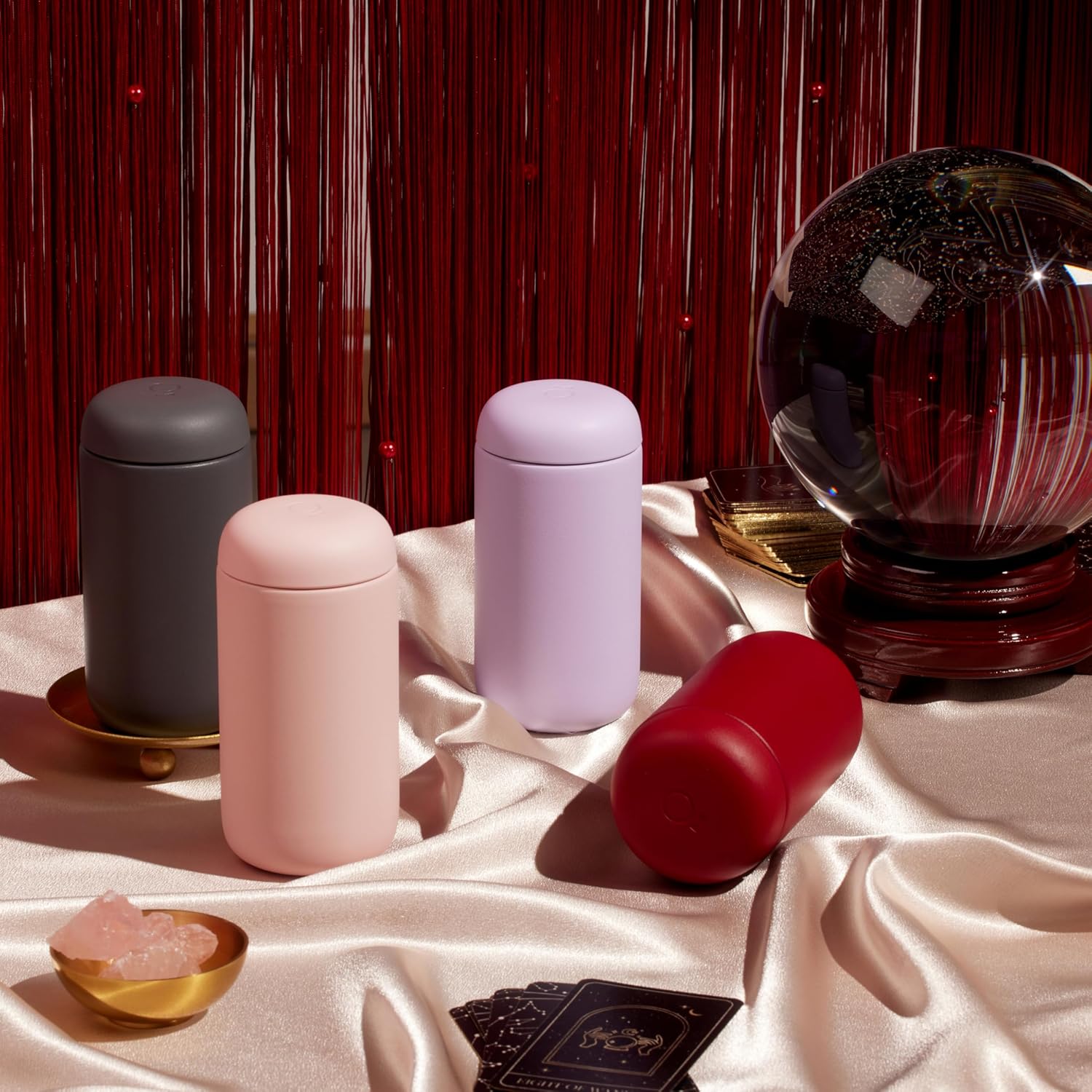 Fellow 16 oz Carter Move Travel Mug - Vacuum-Insulated Stainless Steel Travel Coffee Mug - Coffee Tumbler with Ceramic Interior and Splash Guard - Lavender Purple - Image 5