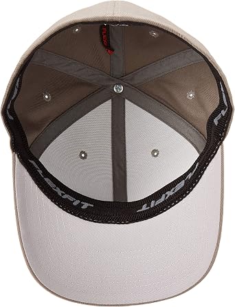 Flexfit Men's Athletic Baseball Fitted Cap, Gray, Large-X-Large