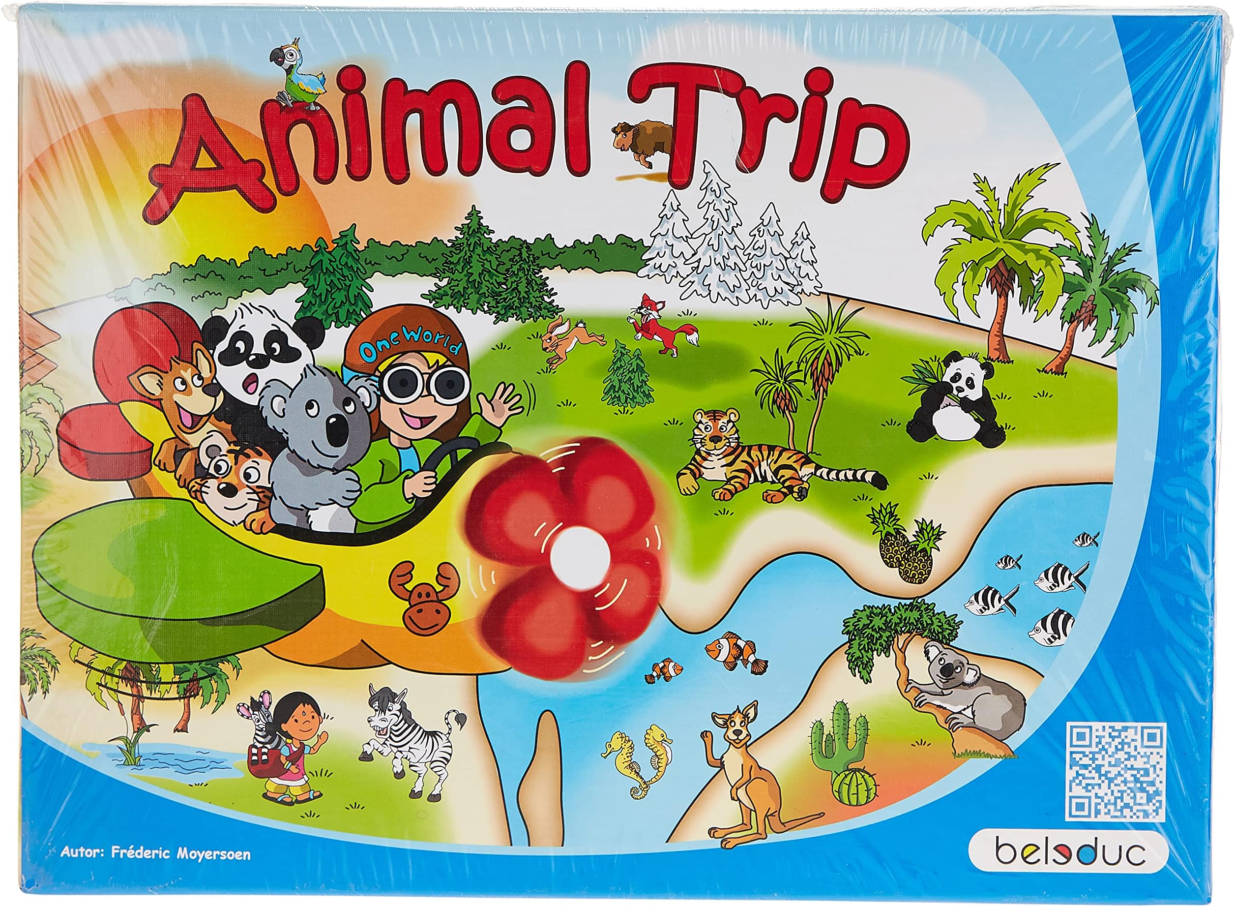 Beleduc Lernspielwar.GmbH BEL22730 Animal Trip "One World" Board Game